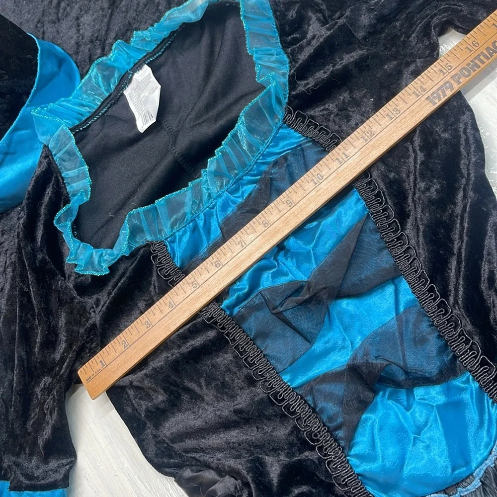 Black and Blue Witch Costume Sz S/M - Picture 6 of 11